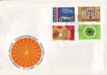 CH FDC 1170 / 1173 - 1980 00 002 ●